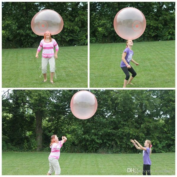 

bubble balloon inflatable funny toy ball amazing latex balloons large clear balloon for birthdays party wedding and event decorations random