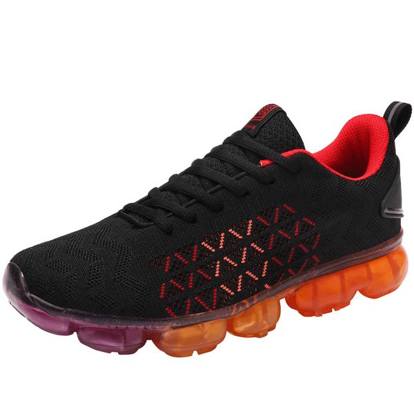 

spring/summer men's casual shoes with lacing breathable sneakers men's sneakers zapatillas hombre, Black