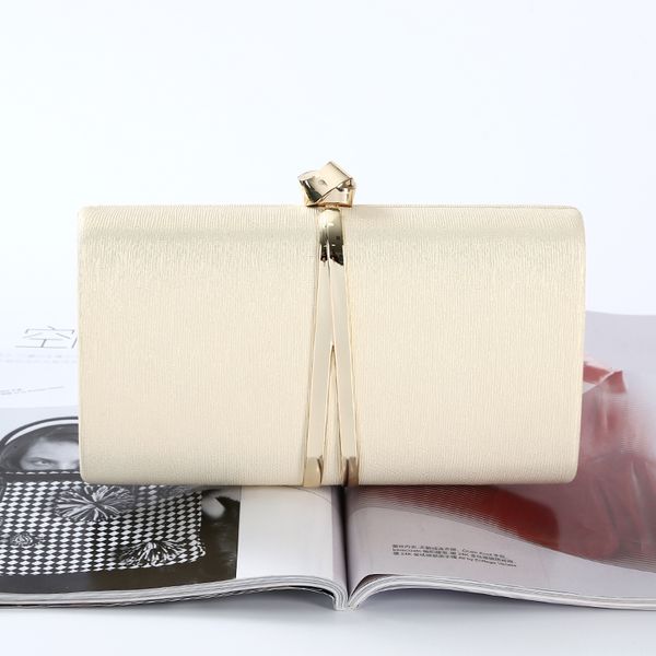 

новый стиль pu handclutch ручной работа сумка ручной для леди и невест износа жесткого ощупывания руки, Black