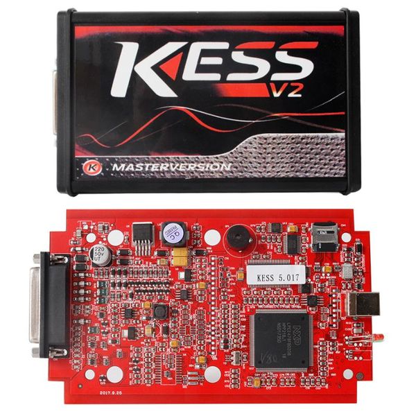 

online v2.47 eu red kess v5.017 obd2 manager tuning kit ktag v7.020 4 led kess v2 5.017 bdm frame k-tag v2.25 ecu programmer