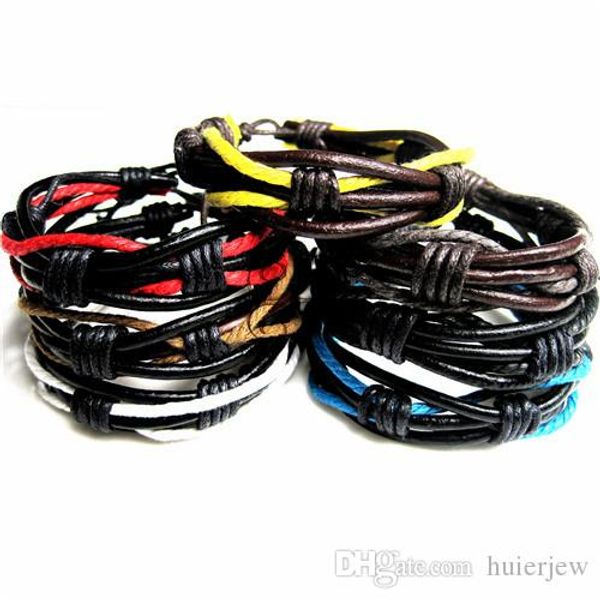 

кожаные браслеты рождественский подарок последние популярные многослойные браслет мужчины черный ретро панк браслет, Golden;silver