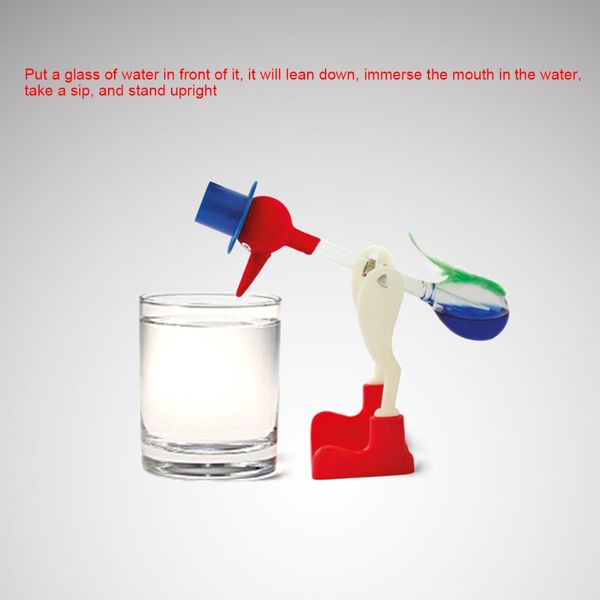 

1pc non-sdrinking lucky bird duck desk toy perpetual motion new