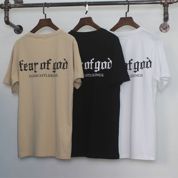 

short-sleeved t-shirt men's women's cotton fog justin bieber clothes t-shirt nomad fashion fashion, White;black