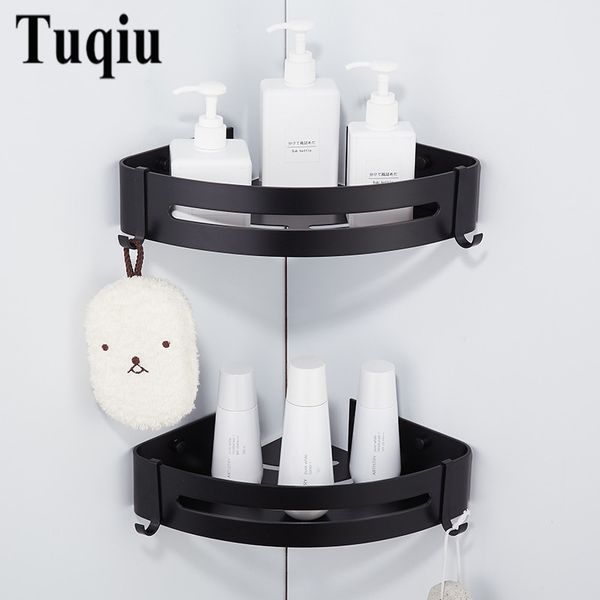 

corner shelf wall mounted black aluminum bathroom soap dish bath shower shelf bath shampoo holder basket holder corner