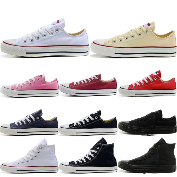 

fashion men women canvas sneakers 1970s og classic s triple black white red navy blue slip on skateboard trainer casual shoes