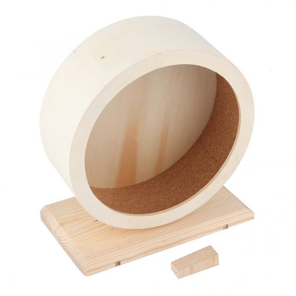 

hamster running wheel wooden pet exercise running wheel toy for hamster