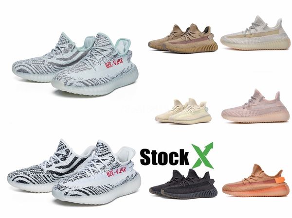 

кроссовки hyperspace v2 статическая белуга 2,0 канье уэст синий оттенок zebra cloud white runner yeezreel тренеры дизайнер кроссовки # qa414