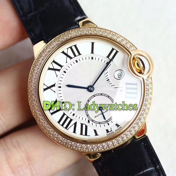 

синий шар серии роскошные мужские часы модернизированный 1847 механизм с автоподзаводом, капли воды сапфировое стекло зеркало повседневная к, Slivery;brown