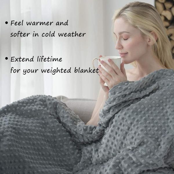 

cashmere weighted gravity blanket crystal cashmere quilt cover soft breathable sleep blanket decompression gravity