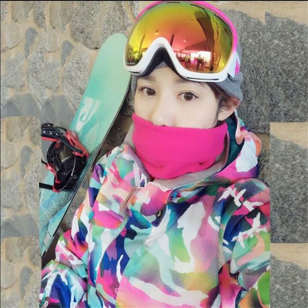 

clothes set new winter gsou snow ski suit women sets windproof breathable waterproof women snow jacket+pants