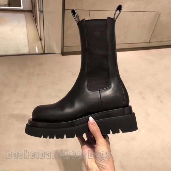 

women boots round toe slip on short booties new arrival ankle boots sock botas black color bottes femme heel y