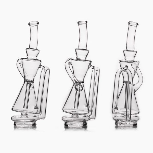 

Hot selling Puffco peak Recycler glass accessories with Thick Clear Replacement Part for Puffco peak Smoking Doughnut Insert oil dab rig