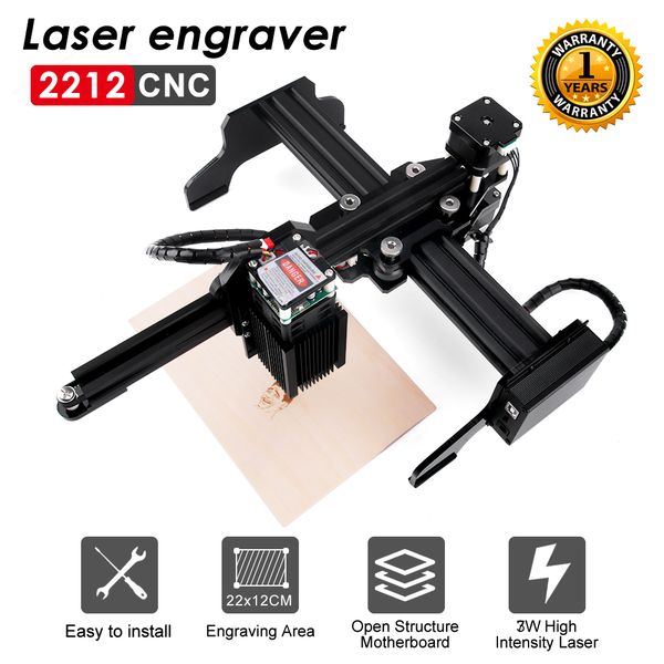 

new3w/7w laser engraving machine, working area: 20*17cm, small portable automatic cutting plotter bluetooth marking machine logo