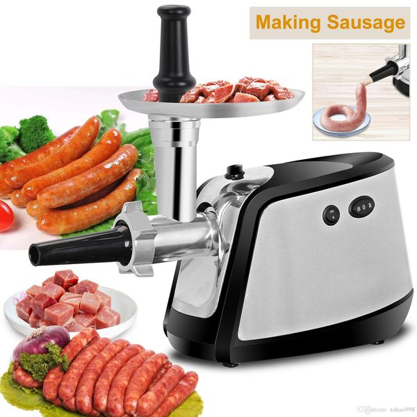

0.5hp electric meat grinder enema new commercial stainless steel real
