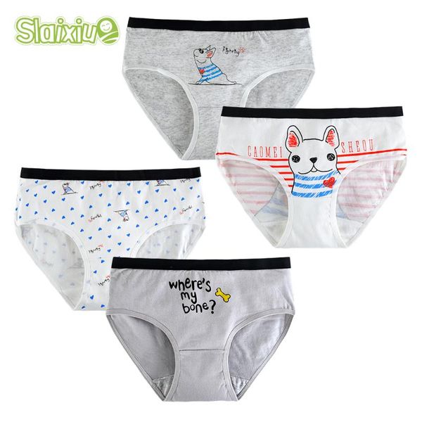 

4pcs/lot cotton girls underwear panties for kid children boxers briefs panty for 9-20 years old cartoon teenager clothing, Camo