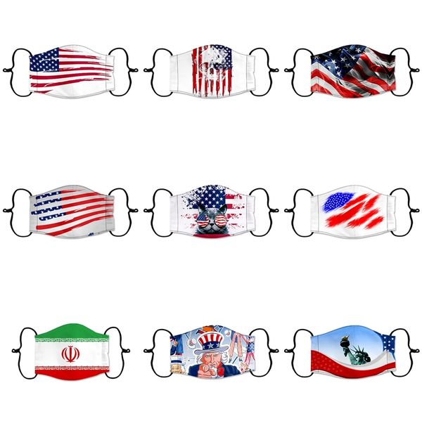 

trump face mask 18 styles american election anti dust washable designer masks trump 2020 breathable masks 200 1pcs ooa8000 #3411