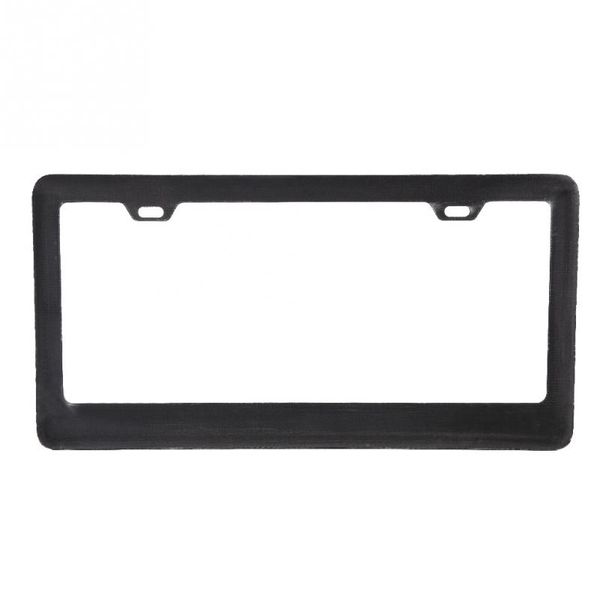 

universal carbon fiber sun water weather proof car license plate frame
