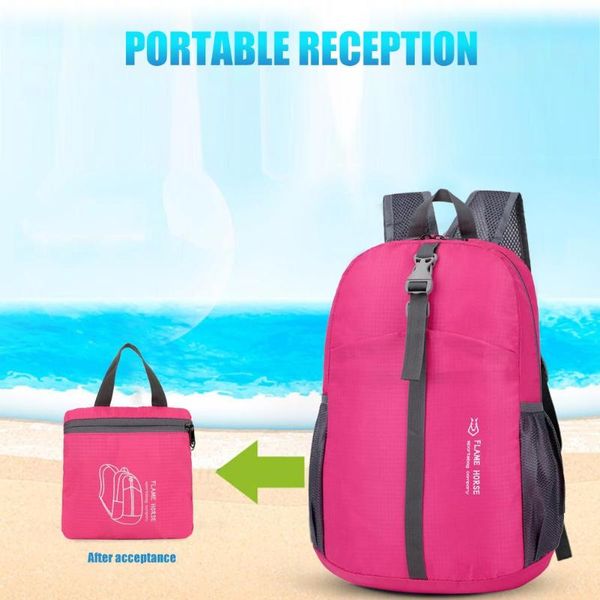 

waterproof foldable backpacks various specifications optional practical delicate women men outdoor travel climbing rucksack