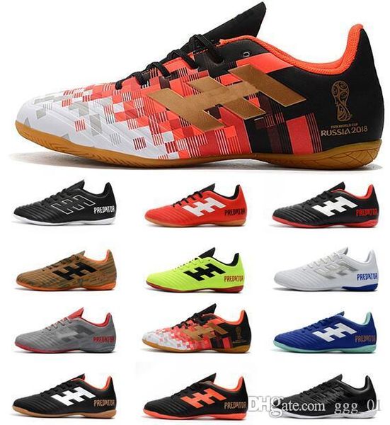 

2018 new arrival mens predator tango 18.4 18 in ic turf soccer cleats indoor world cup soccer shoes messi football boots