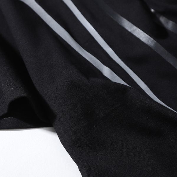 

mens конструктора тенниски женщин людей тенниска best ve качество black reflective t shirt тис размер, White;black