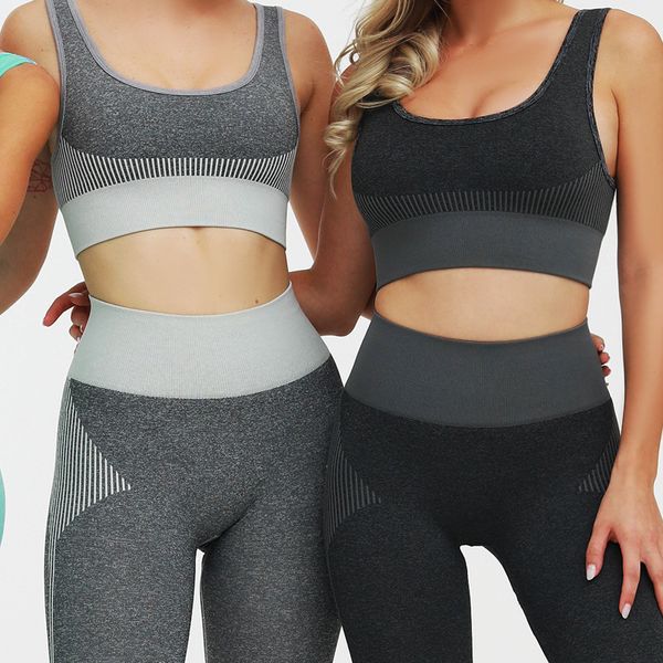 

2 piece set workout clothes for women sports bra and leggings set sports wear for women gym clothing athletic yoga fitness, White;red