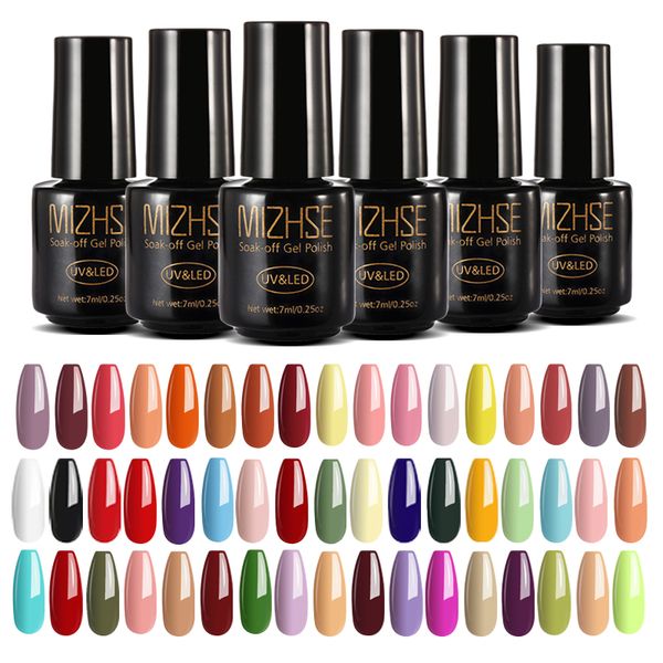 

mizhse gel varnish set nail art esmaltes para pintar unha private label uv gel nagellak polish primer nails rubber base and top, Red;pink