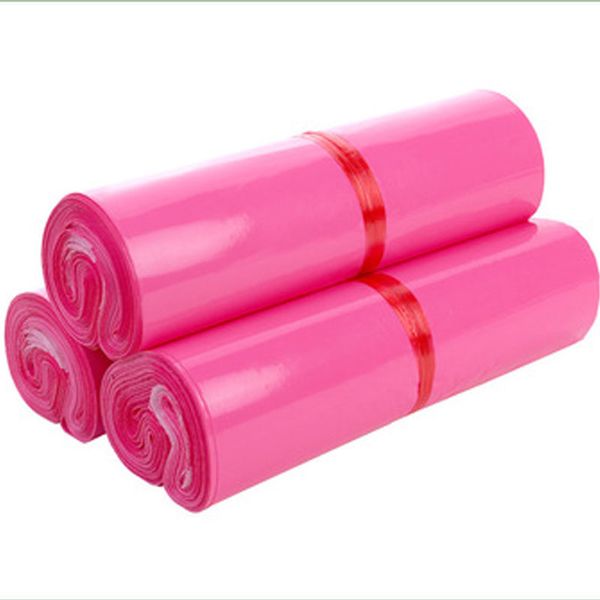 

courier bags frosted pink self-seal adhesive storage bag matte material envelope mailer postal mailing bags