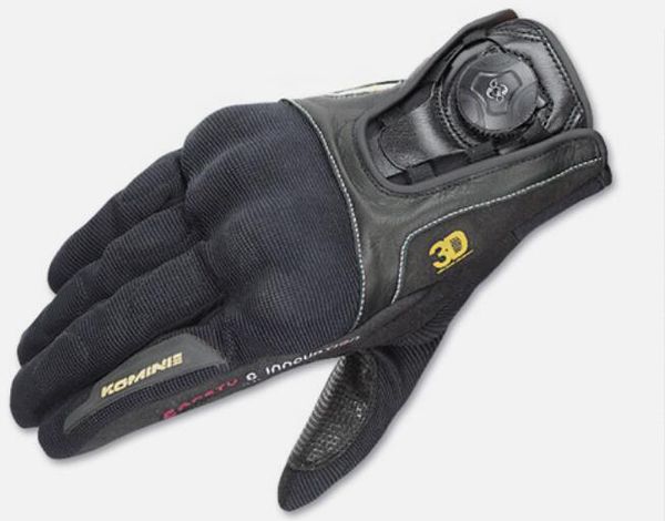 

locomotive dirt bike riding motorcycle komine gk 164 motocross gloves, Black