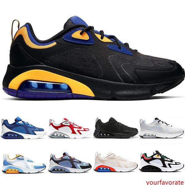 

women men running shoes 200 black gold university red mystic green triple black 200s womens mens trainers sports sneakers 36-45