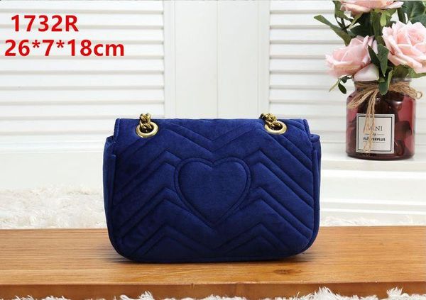 

AAA2018 best-selling brand handbag, high-quality women's single-shoulder bag, simple fashion designer classic chamois cross-body bag, 1732