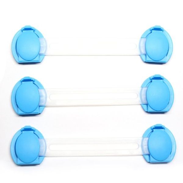 

3 pack door closers cabinet fridge safety box for kids babies