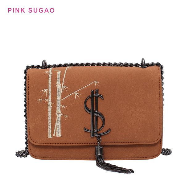 

pink sugao women purse handbags women bags crossbody bag for purses and handbags small shoulder chain bag