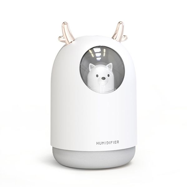 

mini usb adjustable air humidifier cool mist maker with breathing light for baby kids bedroom home