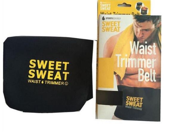 

сладкий пот премиум талии триммер мужчины женщины пояс тоньше упражнение ab талии обернуть 3 цвета с коробкой c699, Black;white