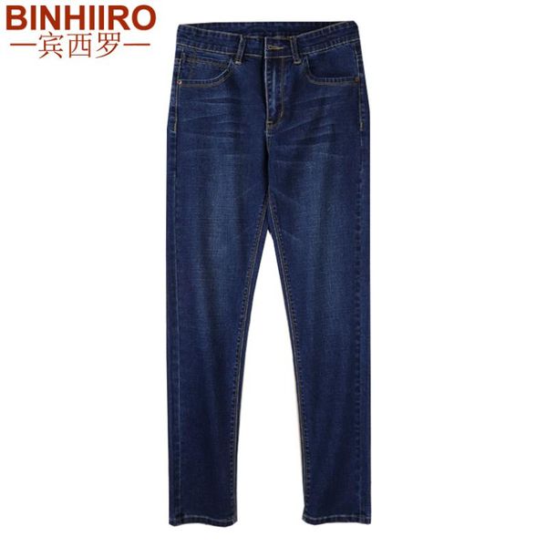

plus size men's casual pants new lightweight comfortable classic full length pants slim brand men's fashion jeans trousers men, Blue