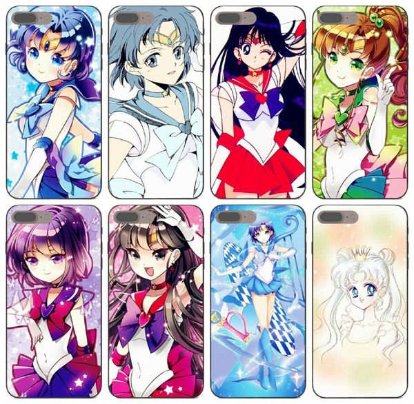 

tongtrade] pretty cartoon sailor moon case for iphone 11 pro max x xs 8s 7s 6s 5s 4s samsung j5 huawei p smart z htc one m9 wholesale case