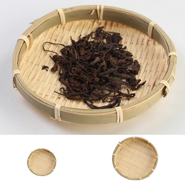 

2 sizes bamboo colander bamboo sieve chinese traditional plate