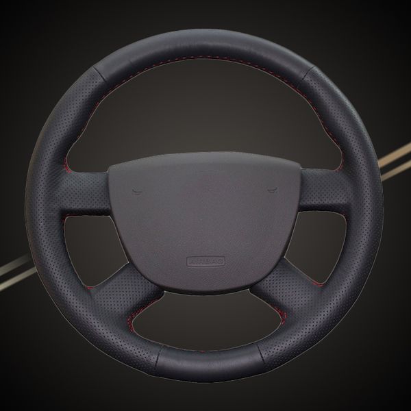 

car braid on the steering wheel cover for focus 2 2005-2011 for kuga 2008-2011 c-max 2007-2010 auto braiding covers