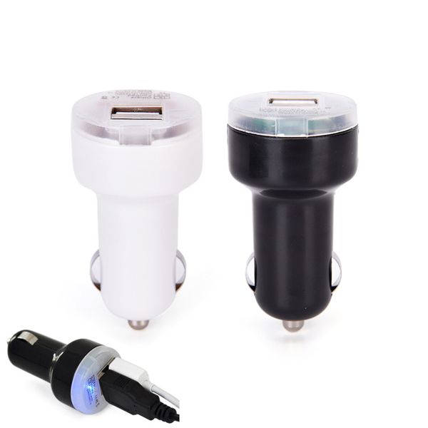 

dual black usb 2 port dc car charger dc 5v 2.1a adapter cigarette lighter for samsung galaxy s6 note 5 4 phone charger