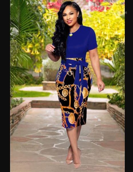 

sleeve dress zipper ladys slim crew neck casual dresses summer knee length dresses sashes print short, Black;gray