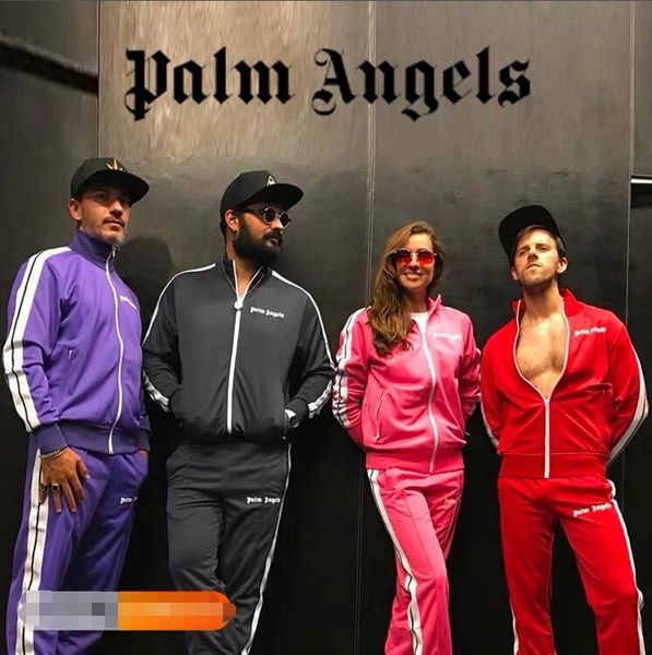 

Пальмовые Ангелы Куртка на Молнии Мужчины Женщины Мода Винтаж Спортивная Одежда