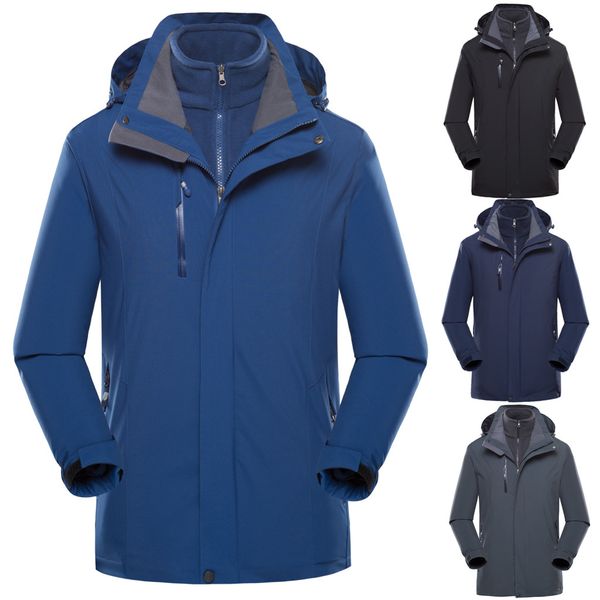 

feitong 2019 new winter jackets parka men autumn winter warm outwear slim mens coats casual windbreaker quilted jackets men, Black;brown