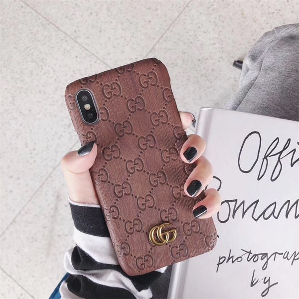 

One Piece Роскошный телефон чехол для iPhone 6S 7 8 P X XS мода отпечаток металлическая марка