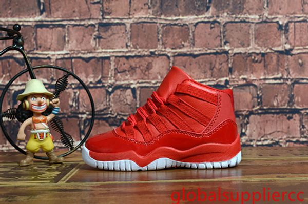 

with box kids basketball shoes 11s sneakers for children space jam win like 96 concord high youth size euro 28-35