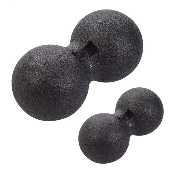 

2pcs drop shipping mini peanut-shape fascia self-massage ball shoulder back legs rehabilitation training ball duo ball