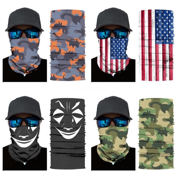 

magic magic headwear neck cycling skull scarf bike motorcycle helmet dust face mask bandana skull scarf multifunctional ou #571#997, Blue;black