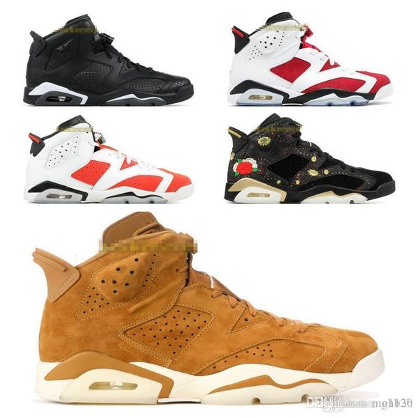

6 6s mens basketball shoes carmine green suede gatorade unc infrared sport blue 2019 designer 6s athletics sneakers us 8-13