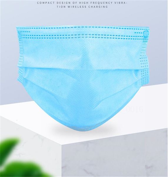 

mascherine одноразовая синяя маска 3 слоя пылезащитные маски для лица рот 50шт pm2. 5 безопасность уход за лицом эластичные унисекс маски