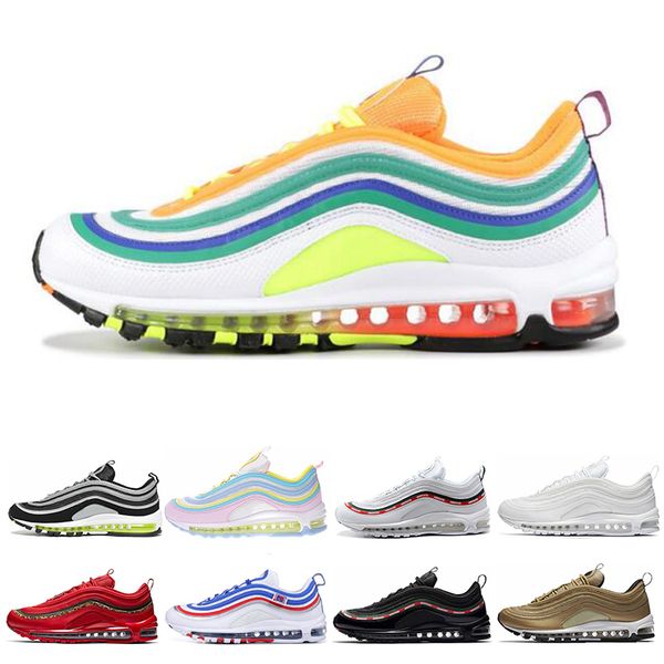 

fashion mens womens running shoes triple white balck reflective bred metallic gold sliver bullet deisgner women sports sneakers size 36-45