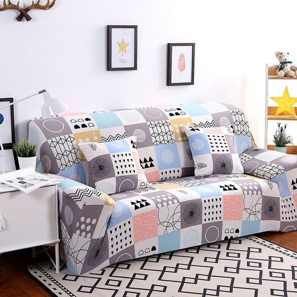 

1/2/3/4 seater твердый диван чехол спандекс современный эластичный полиэстер диван slipcover стул мебель протектор гостиная 24 цветов